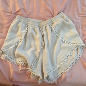 Boho flowy shorts